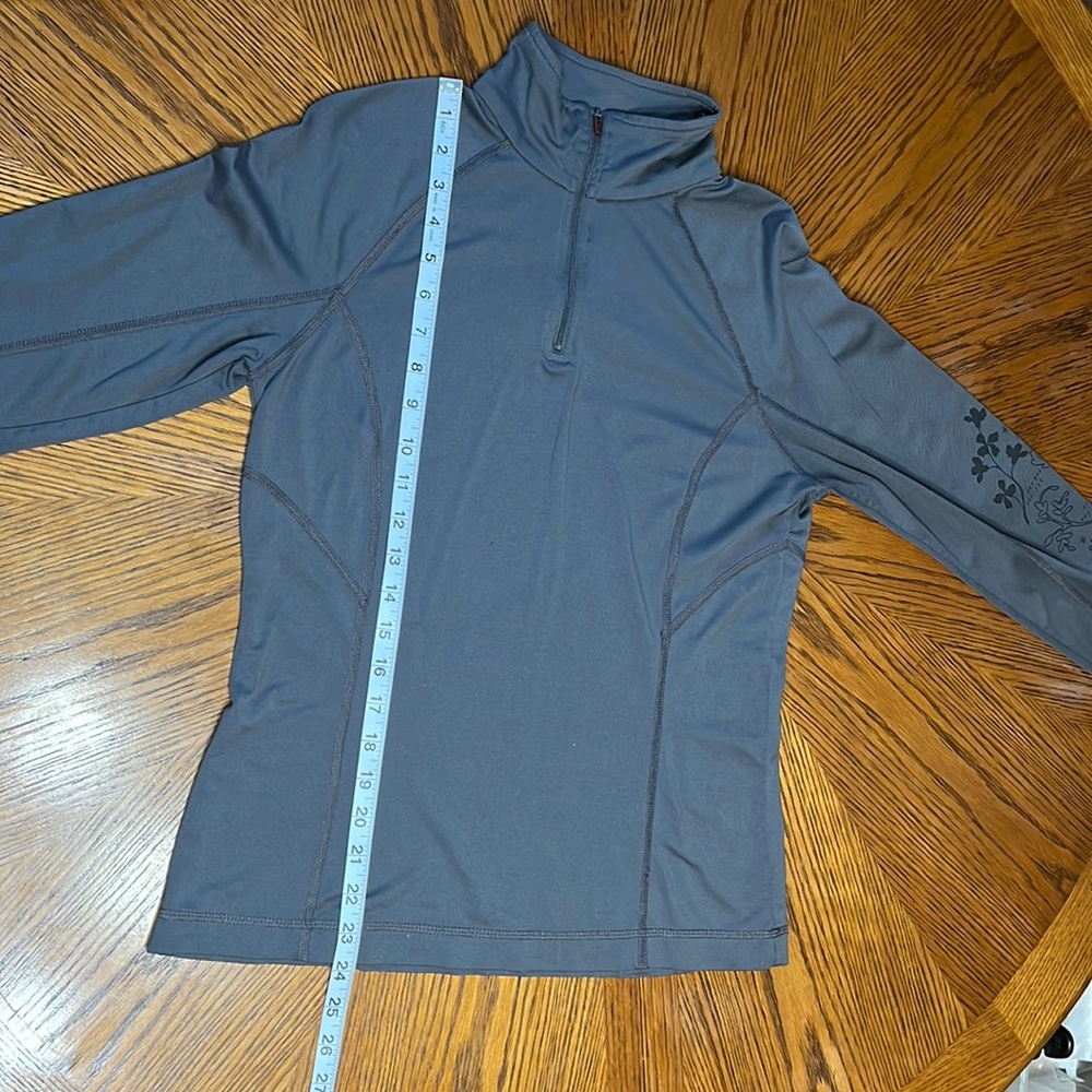 🔴 LAST CHANCE 🔴 Tek Gear • Gray Half Zip Workout Top - Picture 4 of 6